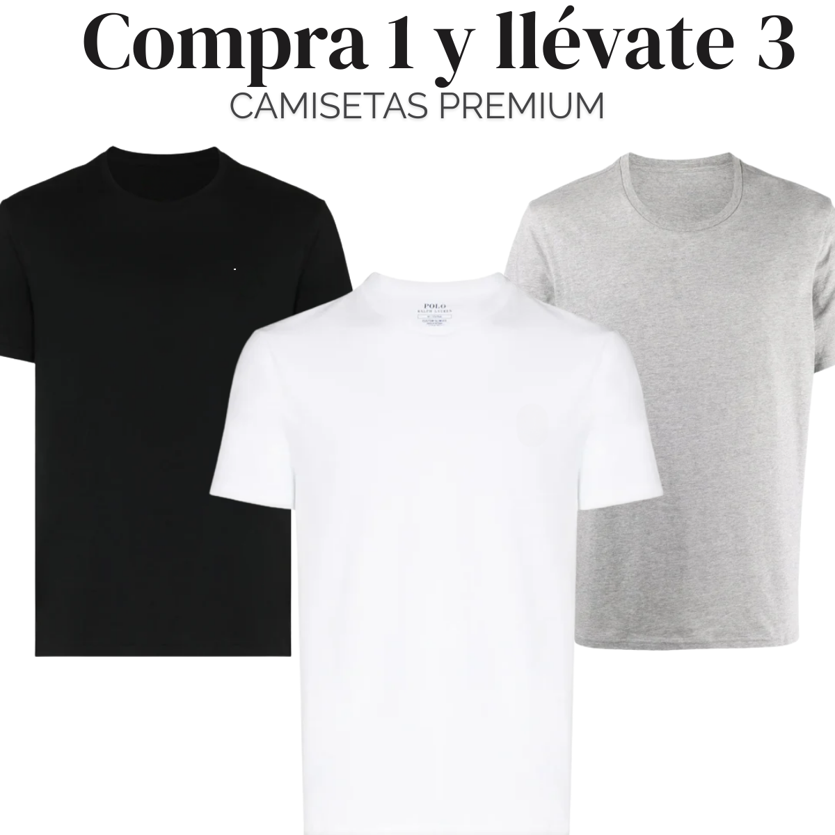Pack De 3 | Camisetas Premium