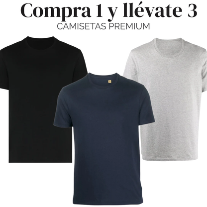 Pack De 3 | Camisetas Premium