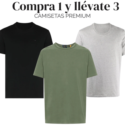 Pack De 3 | Camisetas Premium