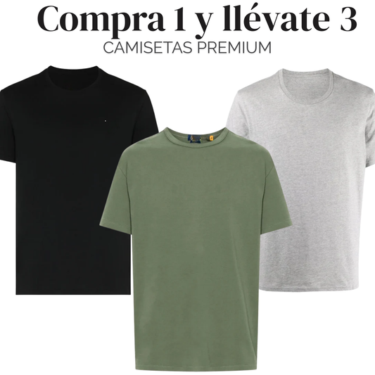 Pack De 3 | Camisetas Premium