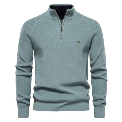 Jersey Premium de Hombre con Cuello de Cremallera