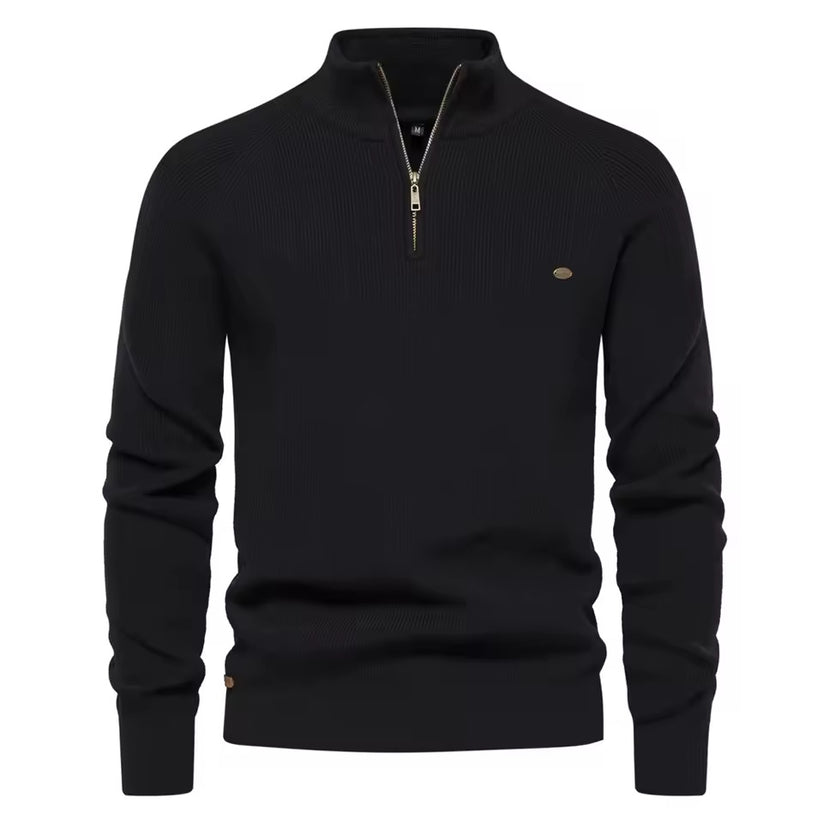 Jersey Premium de Hombre con Cuello de Cremallera