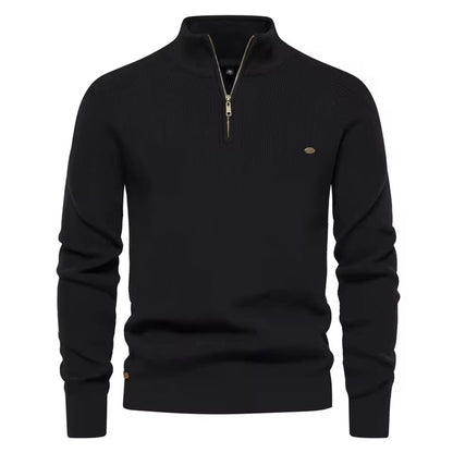 Jersey Premium de Hombre con Cuello de Cremallera